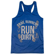 Women's Racerback Performance Tank Top - Run Dirty