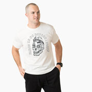 Running Short Sleeve T-Shirt - Miles To Go Before I Sleep - Skull
