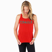 Flowy Racerback Tank Top - Trails Over Treadmills