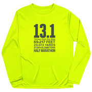 Men's Running Long Sleeve Performance Tee - 13.1 Math Miles