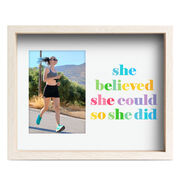 Running Premier Frame - She Believed She Could So She Did