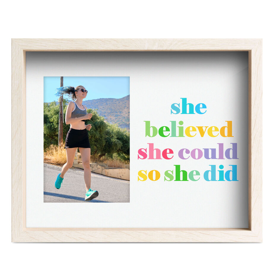 Running Premier Frame - She Believed She Could So She Did