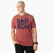 Running Short Sleeve T-Shirt - Dad Needs A Run