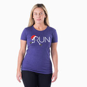 Women's Everyday Runners Tee - Let's Run For Christmas