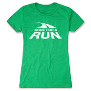 Women's Everyday Runners Tee - Gone For a Run&reg; White Logo