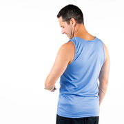 Men's Running Performance Tank Top - Life's Short Run Long (Mountains)