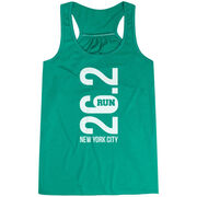 Flowy Racerback Tank Top - New York City 26.2 Vertical