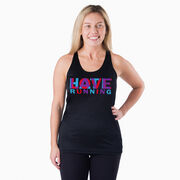 Women's Racerback Performance Tank Top - Love Hate Running