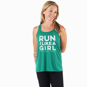 Flowy Racerback Tank Top - Run Like A Girl® Road