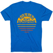 Running Short Sleeve T-Shirt - Running is My Sunshine