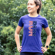 Women's Everyday Runners Tee - Patriotic Run