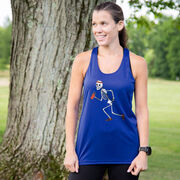 Women's Racerback Performance Tank Top - Never Stop Running