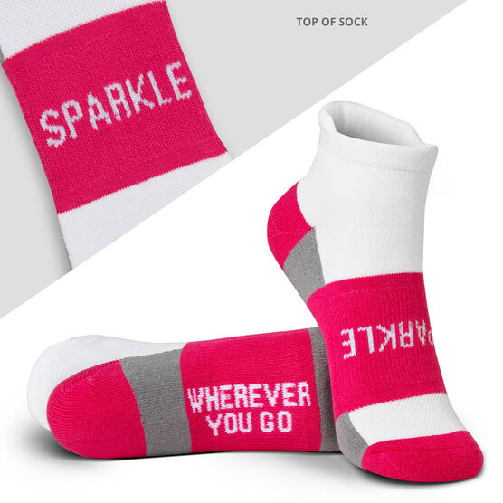 Socrates® Woven Performance Socks Sparkle | Gone For a Run