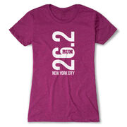 Women's Everyday Runners Tee - New York City 26.2 Vertical