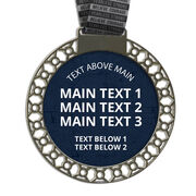 Filigree Circle Custom Virtual Race Medal