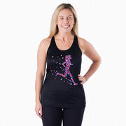 Women's Racerback Performance Tank Top - Summer Runner Girl