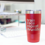 Running 20oz. Double Insulated Tumbler - Train Race Repeat