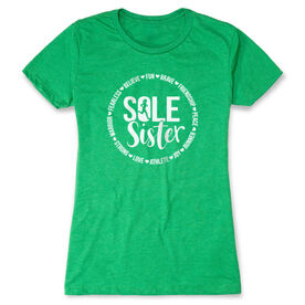 Women's Everyday Runners Tee - Sole Sister [Green/Adult X-Large] - SS