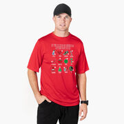 Men's Running Short Sleeve Performance Tee - The 12 Miles of Christmas