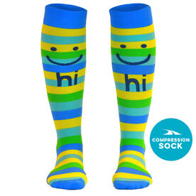 Make Me Smile Compression Knee Socks