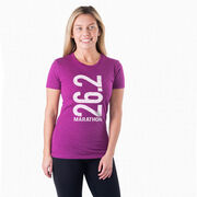 Women's Everyday Runners Tee 26.2 Marathon Vertical