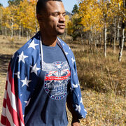 Running Short Sleeve T-Shirt - We Run Free Because Of The Brave