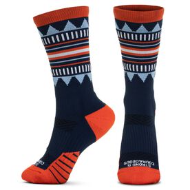 Socrates&reg; Mid-Calf Performance Socks - Strong & Courageous