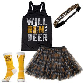 Will Run For Beer Running Outfit