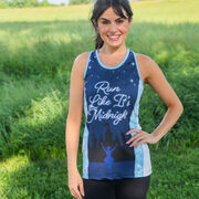 Women's Performance Tank Top - Run Like It's Midnight