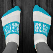 Socrates&reg; Woven Performance Socks Mother Runner (Teal)