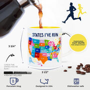 Soleil Home&trade; Running Porcelain Mug - States That I've Run