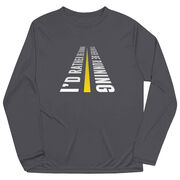 Men's Running Long Sleeve Performance Tee - I'd Rather Be Running