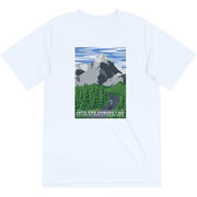 Men's Running Short Sleeve Performance Tee - Into the Forest
