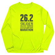 Men's Running Long Sleeve Performance Tee - 26.2 Math Miles