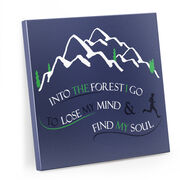 Running Canvas Wall Art - Into the Forest I Go