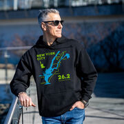 Statement Fleece Hoodie - New York City Route