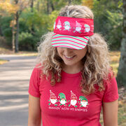 Running Comfort Performance Visor - Runnin' With My Gnomies