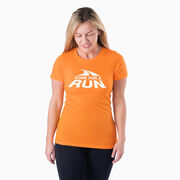 Women's Everyday Runners Tee - Gone For a Run White Logo