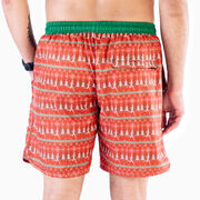TrueRun Men's Running Shorts - Christmas Sweater