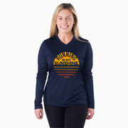 Women's Long Sleeve Tech Tee - Running is My Sunshine