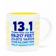 Soleil Home&trade; Running Porcelain Mug - 13.1 Math Miles