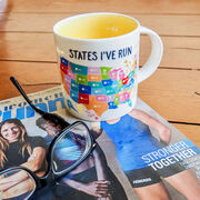 Soleil Home™ Running Porcelain Mug - States That I've Run