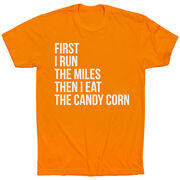 Running Short Sleeve T-Shirt - Then I Eat The Candy Corn