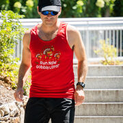 Men's Running Performance Tank Top - Run Now Gobble Later Turkey Trot