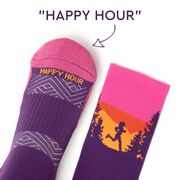 Socrates&reg; Mid-Calf Performance Socks - Happy Hour