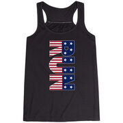 Flowy Racerback Tank Top - Patriotic Run