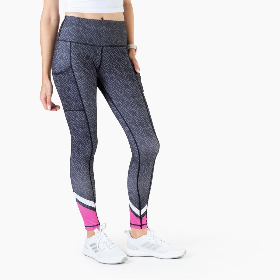 Women's Performance Side Pocket Tights - Wild & Free