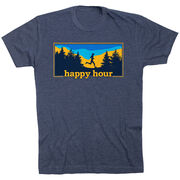 Running Short Sleeve T-Shirt - Happy Hour Runner