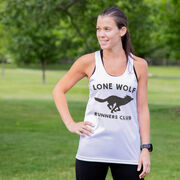 Women's Racerback Performance Tank Top - Lone Wolf Runners Club