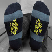 Socrates&reg; Woven Performance Sock - May the Run be with You